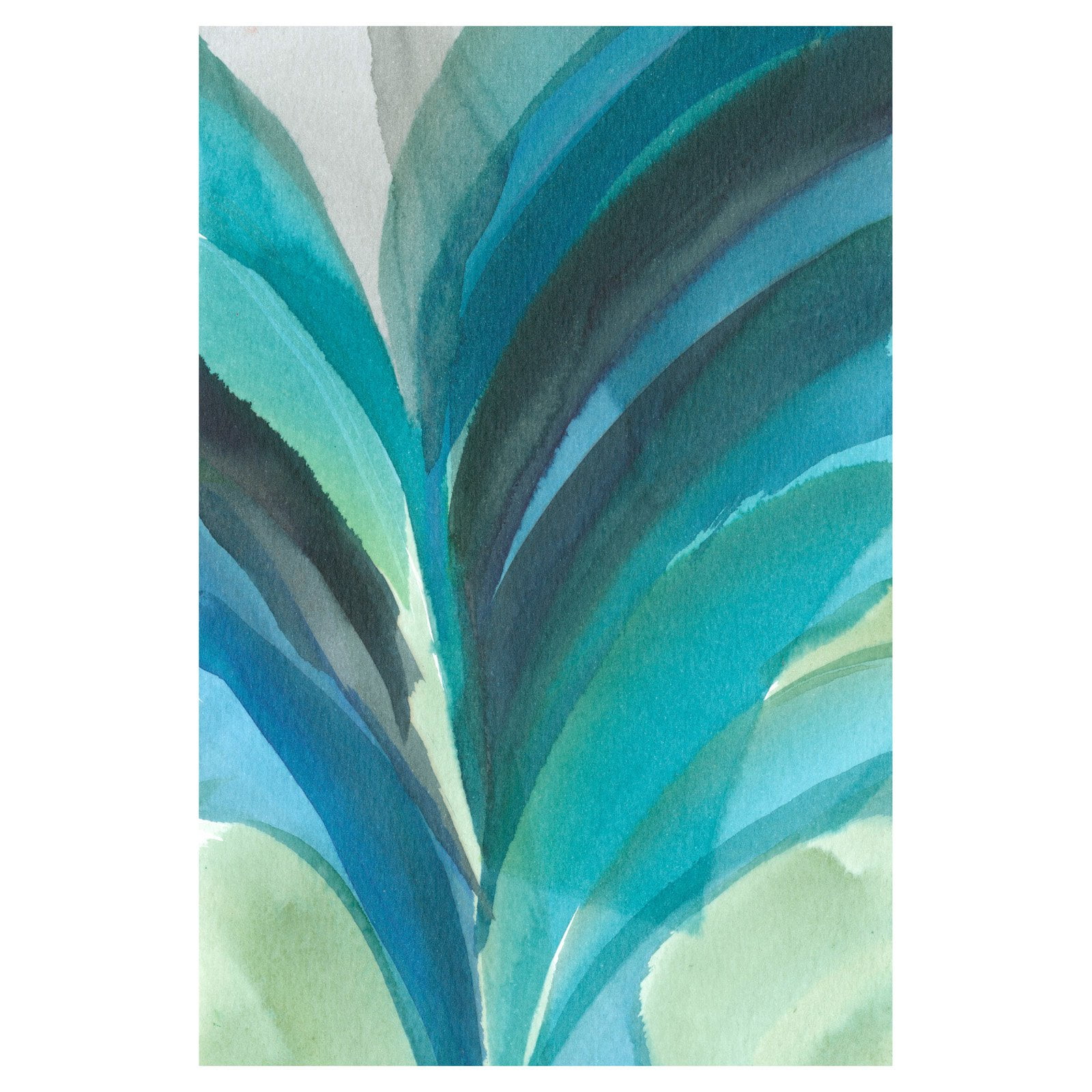 Marmont Hill "Blue Explosion" Painting Print on Wrapped Canvas