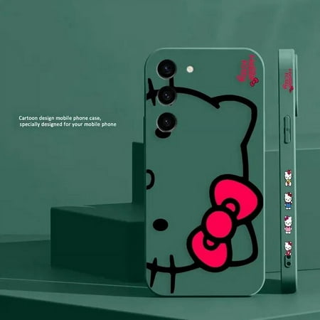 Hello K-Kitty Cat Line Art Phone Case For Samsung S23 S22 S21 S20 FE S11 S11E S10 S10E S9 S8 S30 Ultra Plus 4G 5G Case Fundas
