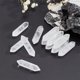 thumbnail image 5 of 12 piezas de varitas de cuarzo natural blanco con doble terminación, sin agujero, colgantes de piedras preciosas, decoración para manualidades, collares y joyas., 5 of 9