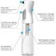 thumbnail image 4 of ZHAOCHENG Botella de agua con pulverizador continuo, pulverizador para el cabello, color blanco, 12 oz, paquete de 3, 355 ml, ultrafino, plástico transparente sin disolventes ni BPA, pulverizador pres, 4 of 5