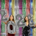 thumbnail image 5 of PMU Graduation 2022 - New Years 2022 Silver Balloons with Multicolor Curtain Backdrop Party Kit Decorations Pkg/1, 5 of 6