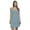 Dusty Blue, variant on Lauren V-neck Chemise (Laurel Oak, Medium)