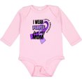 thumbnail image 3 of Inktastic I Wear Purple For My Mom Lupus Awareness Boys or Girls Long Sleeve Baby Bodysuit, 3 of 5