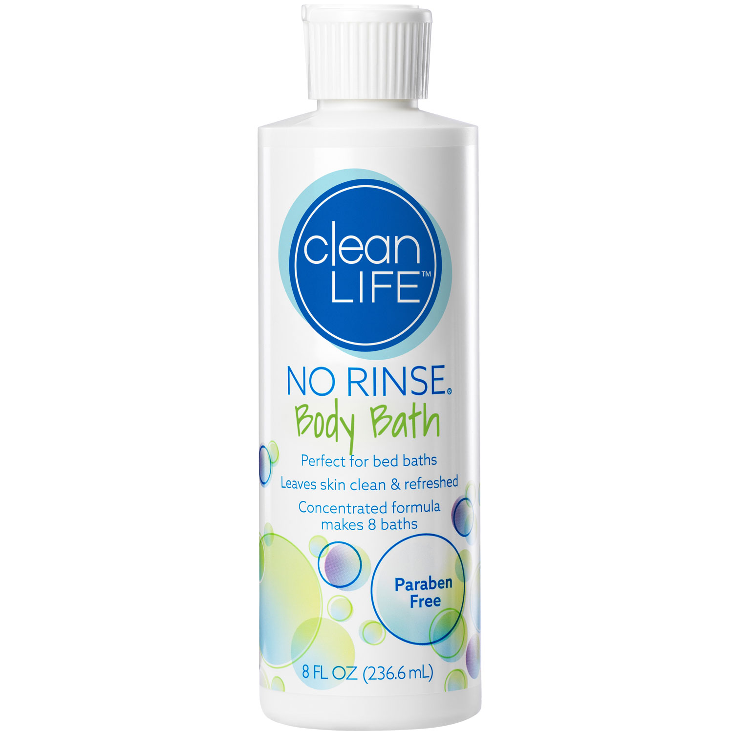 CleanLife No Rinse Body Bath 8 Oz