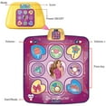 thumbnail image 4 of EASTIN Dance Mat Adjustable Volume Musical Dance Pad with 5 Game Modes Battery Powered Non-slip Dancing Blanket Portable Childr, 4 of 8