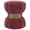 Berry, Gold, variant on Sora Round Upholstered Ottoman Berry