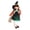 Green, variant on Nieyigj Halloween Hangable Witch Doll Ornament Small Witch Figurine with Gauze Skirt and Broom for Room Door Window Decoration, Green, 7.87 inches / 20 cm