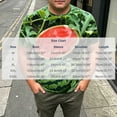 thumbnail image 3 of TKKCS Mens Funny Graphic T-Shirts- Fruit Print Crew Neck Short Sleeve Summer Casual Novelty Tees Green Size 2XL, 3 of 5