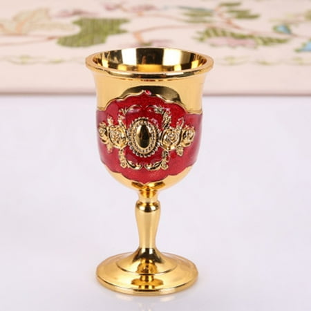 

Retro Creative Small Beverage Wine Cup Gold European Style Home Bar