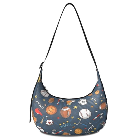 Sac Bandoulière d'Entraînement pour Joueuse, Sangle Ajustable, Nylon Léger, Sports, Baseball, Soccer, Basketball, Soccer, Imprimé, Cadeaux pour Femmes, Femmes Ado, Petit Sac à Main pour Femmes, Voyage