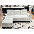 thumbnail image 1 of PU leather Reversible Sectional Sofa With USB Port and Side Pocket, 1 of 2