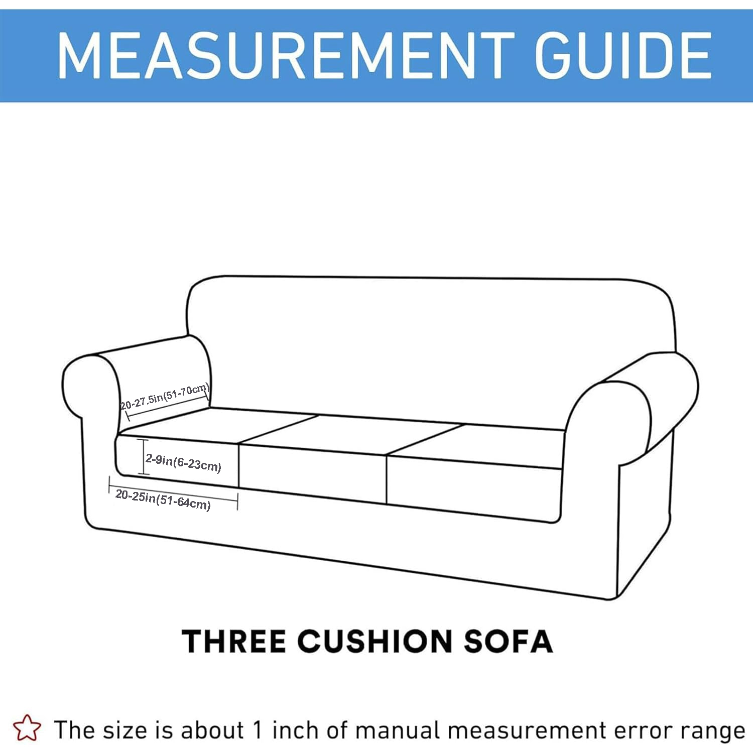 GoXteam Waterproof Couch Cushion Covers, Magic Sofa Covers Washable, Stretch Sofa Seat Cushion Slipcovers, Waterproof Couch Covers for Sofa Pets (3Pieces, Khaki)