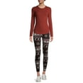thumbnail image 6 of No Boundaries Juniors' Velour Leggings, 6 of 6