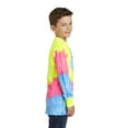 thumbnail image 3 of Port & Company Youth Tie-Dye Long Sleeve Tee Pc147yls - Neon Rainbow - XS, 3 of 6