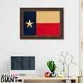 thumbnail image 4 of Framed Texas Flag | Real Cotton Cloth Embroidered Flag | 29L X 41W" Inches, 4 of 6