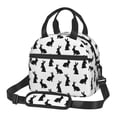 thumbnail image 1 of Disketp Black Rabbit Lonchera Térmica para Mujer y Hombre, Bolsa de Almuerzo Reutilizable e Impermeable para Trabajo, Viajes y Picnic, 1 of 7