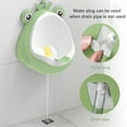 thumbnail image 6 of Frog Pee Training,Potty Training Urinal for Boys Kids Toddler Standing Urinal Wall-Mounted Toilet with Funny Aiming Target,Green, 6 of 10