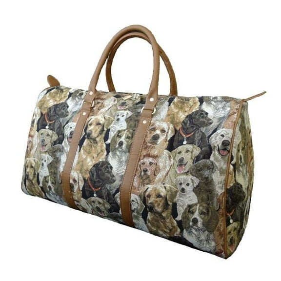 Tapestry Duffle Bag - Dog