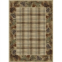 Mayberry Rug 7 ft. 10 in. x 9 ft. 10 in. American Destination Pembroke Plaid Area Rug - Multi Color