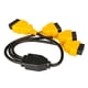 thumbnail image 1 of sweethay Cable de interfaz OBD II de 50cm, adaptador de 1 a 3 a hembra, divisor de diagnóstico de coche, conexión de línea de extensión de 16 Vehículos, repuestos y accesorios Mis sweethay VI021736-00B, 1 of 6
