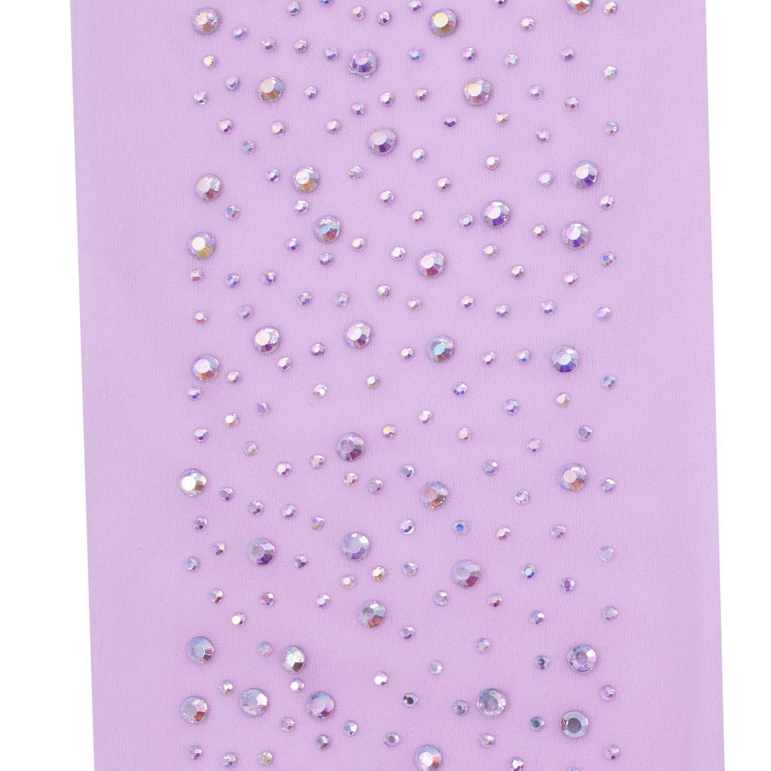 RHINESTONE OPAQUE TIGHTS - PINK