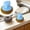 Sky Blue, variant on Clearance Under $2, 1 Pack Stainless Steel Pot Scrubber with Handle, Metal Wire Sponge for Heavy-Duty Kitchen Cleaning, Scouring Pad for Pans, Pots, and Grills, Plastic, 8x7cm (Blue)