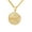 Gold Scorpio, variant on Unisex Copper Simple Abstract Unique 12 Constellations Zodiac Sign Special Pattern Crystal Inlay Pendant Horoscope Necklace Sagittarius