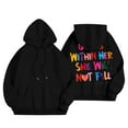 thumbnail image 1 of HNMKIU Ladies Tops Sweatshirt Ladies Verse Pullover God In Her Long Sleeved Inspirational Hooded Shirt, 1 of 4