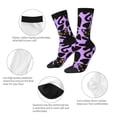 thumbnail image 3 of Logiee Cartoon Black Cats Print Adult Socks for Men & Women,Calf Socks, Ankle Socks,Boots Socks,Breathable Casual Sock,Unisex Crew Socks, 3 of 6