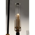 thumbnail image 2 of Maxim Flambeau 33" Wide Black and Brass 8-Light LED Chandelier, 2 of 5