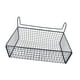 thumbnail image 3 of Cesta de almacenamiento colgante para mesita de noche, multifuncional, 14,17 x 5,91 x 5,51 pulgadas, organizador para Negro sin ganchos, 3 of 7