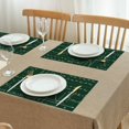 thumbnail image 3 of Math Equations Calculus Formulas Green Pattern Summer Placemats Table Placemats Set Of 4-Linen Kitchen Washable Placemats Table Mats 11.8"x17.7" Non-Slip Heat Resistant, 3 of 6