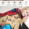 thumbnail image 3 of Orinice Colorful Bird Warm Lightweight Blanket Soft Fleece Throw Blanket for All Seasons, Living Room Sofa Decor, Cow Gifts, Flannel Material, Multiple Sizes Available 60x80in, 3 of 6
