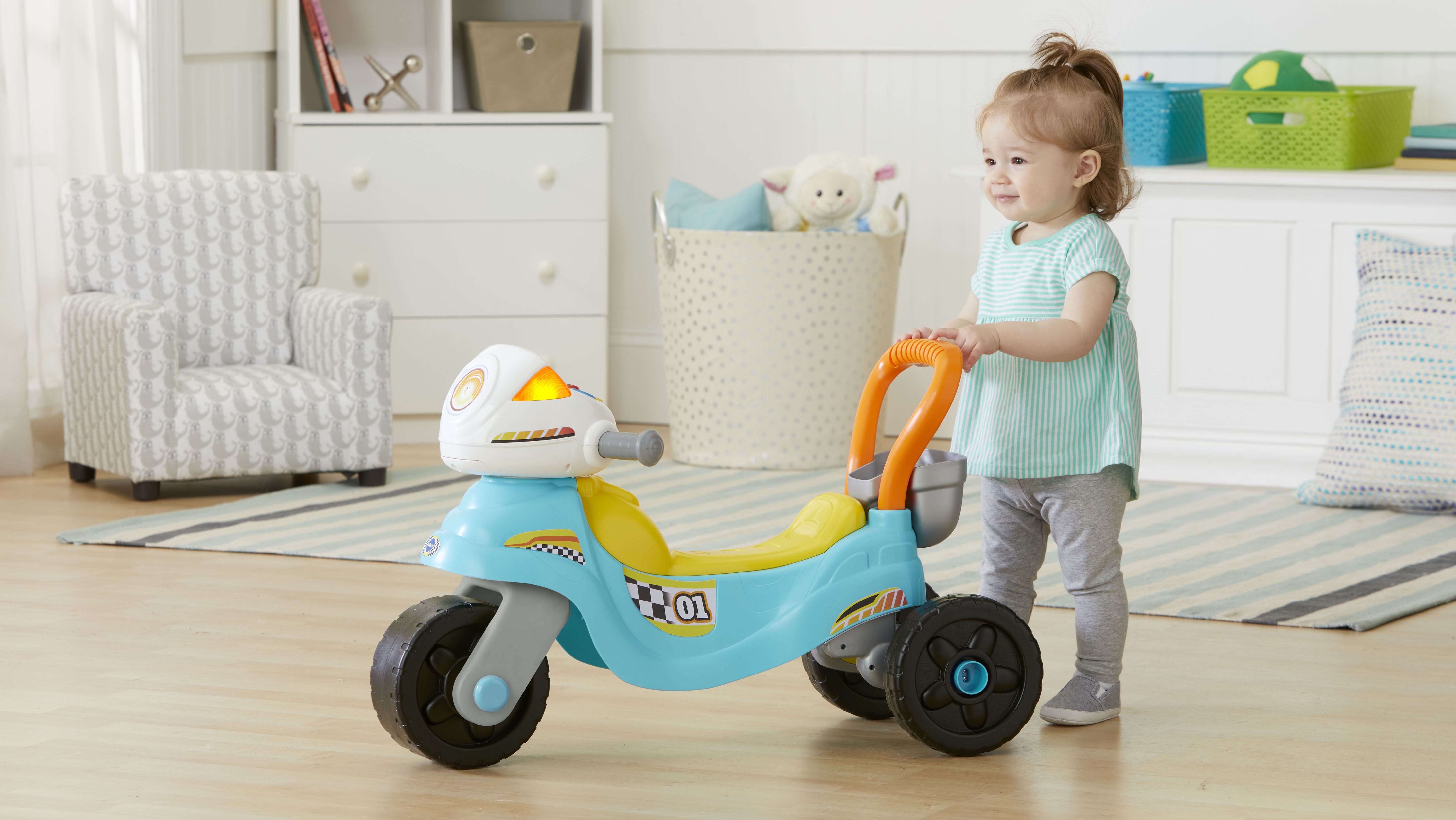 vtech step and roll motorbike