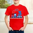 thumbnail image 2 of TAIAOJING T-Shirts Accrocheurs pour Garçon, Imprimé de Train de Dessin Animé, Manches Courtes, Col Rond, T-Shirts Stylés, Haut Décontracté pour Tout-Petits à Adolescents, Combinaison Durable, Tenue de Soleil, 2 of 4