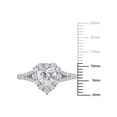 thumbnail image 2 of Everly Women's Created Moissanite Sterling Silver Engagement Ring, 2 of 6
