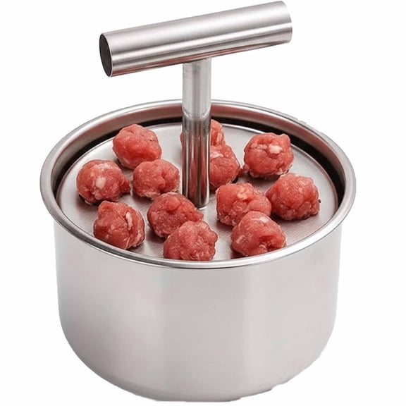 Kitchen Stainless Steel Meatball Mould, Meatball Maker Tool 12 Holes, For Uniformly Shaped Meatballs for Kitchen
