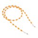 thumbnail image 3 of Guardurnaity Correa de cuerda para gafas, suministros decorativos elegantes, retenedor acrílico duradero, decoración ligera, accesorios para Cadenas y cordones para anteojos naranja, 3 of 6