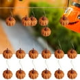 thumbnail image 6 of JoyMoreHome 12pcs Mini Artificial Pumpkins for Thanksgiving Fall Harvest Hanging Decorations, Hanging Pumpkin Ornament Foam Pumpkin, Glitter Small Pumpkins Party Decoration Props Dining Table Decor, 6 of 8