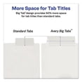 thumbnail image 5 of Insertable Big Tab Plastic Dividers, 8-Tab, 11 X 8.5, Clear, 1 Set | Bundle of 5 Sets, 5 of 7
