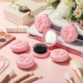 thumbnail image 6 of OPALESQUE 12 Pcs Pink Coquette Bow Mini Hair Brushes Folding Mirror Coquette Detangler Brush Bulk Round Compact Massage Scalp Comb for Purse Women Travel Team Gifts Trendy Stuff Party Favors, 6 of 7