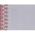 thumbnail image 2 of Zelouf Double Border Floral Emb W/cut Scallop On Tulle  , Sewing, DIY, Crafts Fabric by the Yard, Black/red, 1 Yard, 2 of 2