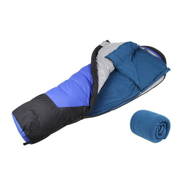 SOPOTUTU HEMOTON Portable Reversible Zippers Outdoor Camping Gear Adult Sleeping Bag Blue