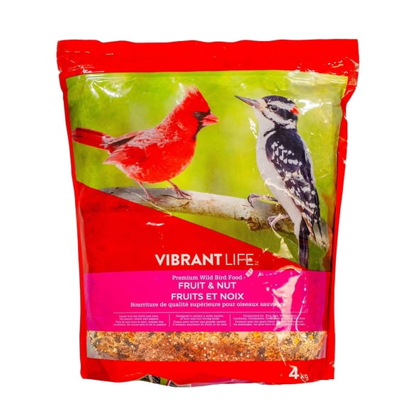 Vibrant Life Fruit & Nut Premium Wild Bird Food 4KG