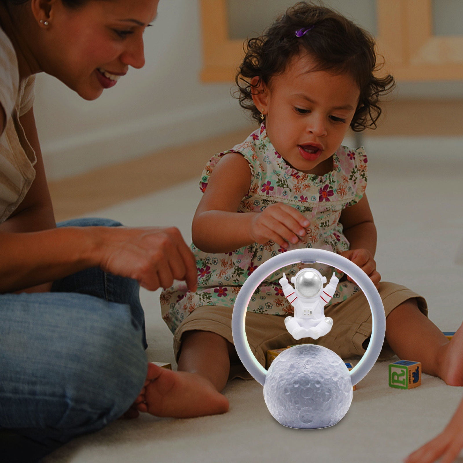 Magnetic Levitation Bluetooth Speaker, 10W, White