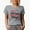 Heather Grey, variant on Distressed Hey Batter Batter Swing - 90s Retro Groovy Wavy Text & Baseball Themed Merch Gift, Tan T-Shirt, Medium
