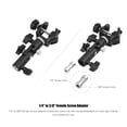thumbnail image 5 of Multi-functional C-Clamp Clip Mount and Light Stand Mount Bracket with Umbrella Reflector Holder and 1/4" to 3/8" Female Screw Adapter Thread for Photography Studio, 5 of 5