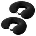 thumbnail image 2 of tasrioml 2 Pcs Pillow Cover for U-shaped Pillow Zippered Neck Pillow Cover Replacement Cover with Snap Button for Travel Neck Support, 2 of 8