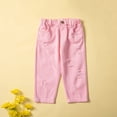 thumbnail image 6 of KYAIGUO Baby Toddler Girls Denim Jacket Jeans Pants Set 2PCS Button down Jeans Coat Outerwear Tops Denim Pants Outfit for 1-6 Years Old, 6 of 10