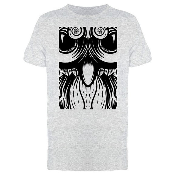 Hand Drawn Cute Owl   T-Shirt Men -Image by Shutterstock, Male Small